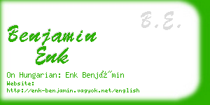 benjamin enk business card